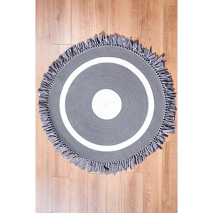Nomad El Dokuma Jüt Halı 17 Gri 150 x 150 cm