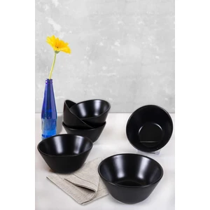 Mat Siyah Hitit Çorba Kasesi 14 cm 6 Adet ST042406F956A0000000AKA500