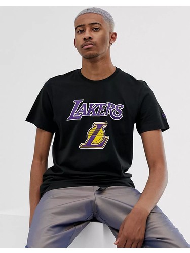 New era lakers t sales shirt