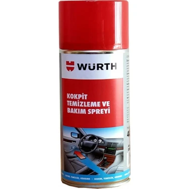 Würth Kokpit Temizleme ve Bakım Spreyi 400 ml İpeksi Mat Parlaklık ve Yağ