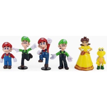 Gcm 08261 Super Mario Aksiyon Karakter Figur Oyuncak Seti 6 Fiyati