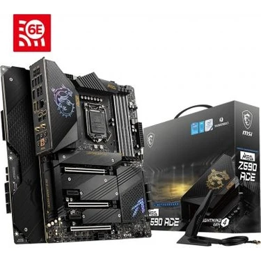 MSI MAG Z590 Corei9 10900KF DDR43600 セット MSI MEG Z590 Ace Intel Z590 DDR4 3200MHz 1200 Pin ATX Fiyatı
