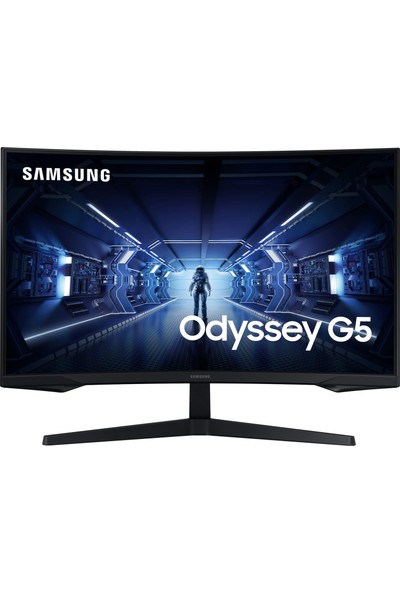 Samsung Odyssey G5 LC32G55TQWRXUF 32" 144Hz 1ms (HDMI+Display) FreeSync 2K Curved LED Monitör