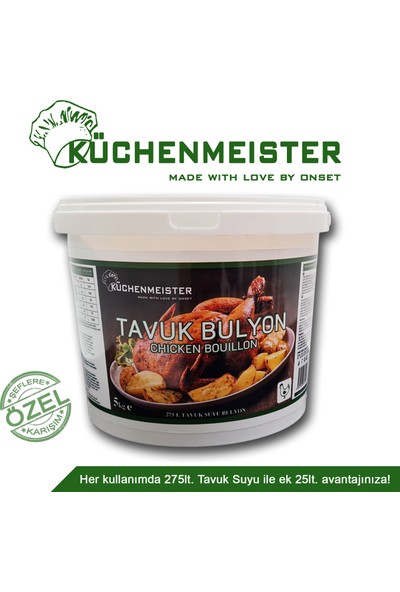 Kuchenmeister Tavuk Bulyon Toz 5 kg