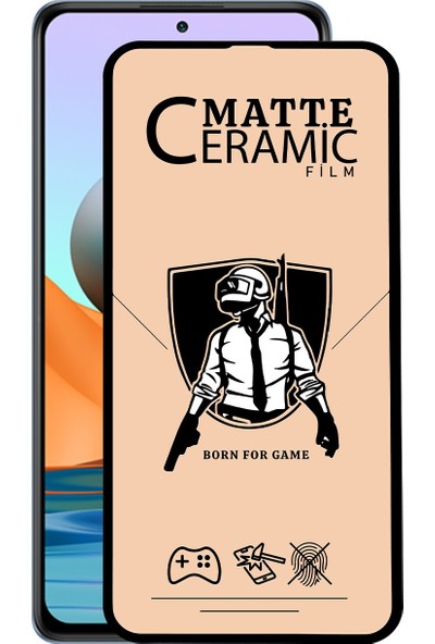 Semers Xiaomi Redmi Note 10 Pro Tam Kapatan Mat Seramik Esnek Cam Ekran Koruyucu