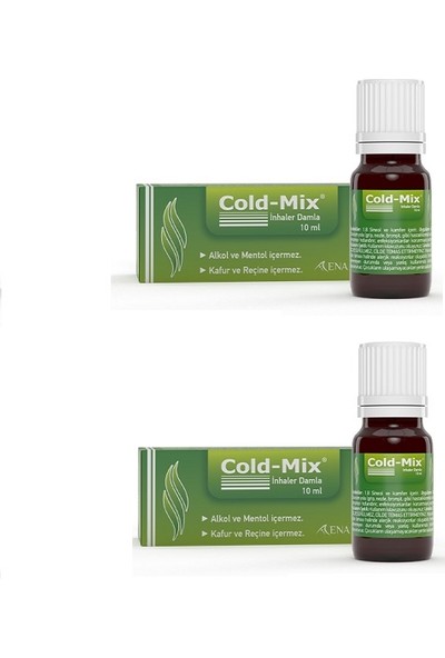 Cold-Mix Yakaya Damlatılan Inhaler Cold-Mix Damla 10 ml X2 Adet