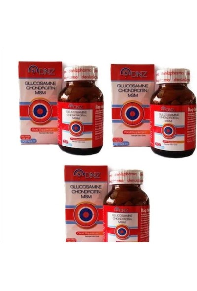 Dnz Glucosamine Chondroitin Msm 90 Tablet 3 Adet