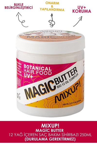 Mixup Magic Butter - 12 Yağ Etkili Saç Bakım Sihirbazı 250 ml