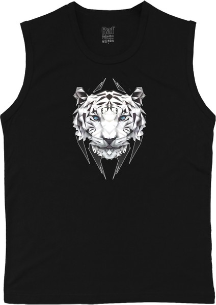 Erkek Düşük Kollu Siyah Ön Dijital Baskılı T-Shirt