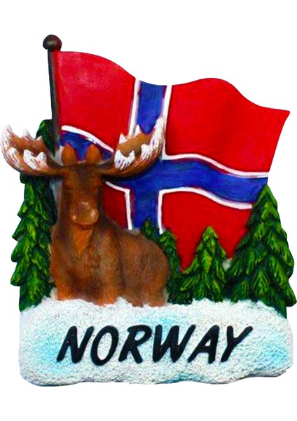 Buzdolabı Magneti Nordik Ülkeleri Norveç