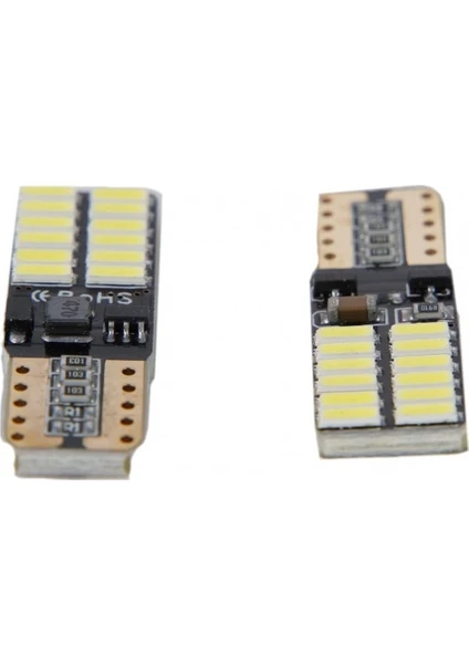 T10 Park- Plaka- Tavan LED Dipsiz Beyaz 24 Smd 12 V