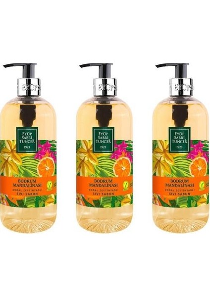 Bodrum Mandalinası Doğal Zeytinyağlı Sıvı Sabun 500 ml - 3