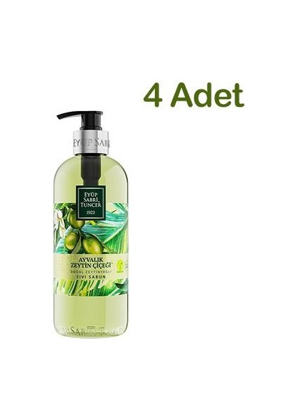 Ayvalık Zeytin Çiçeği Doğal Zeytinyağlı Sıvı Sabun 500 ml - 4