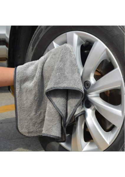 Mikrofiber Oto Temizleme Bezi - Çizmez, Yüksek Emici, Büyük Boy (50x70 cm) - Tüm Araçlar İçin Uygun