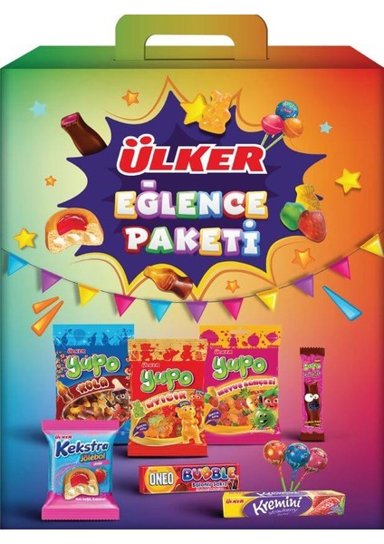 Eğlence Paketi Sakız&şeker 394.5 gr