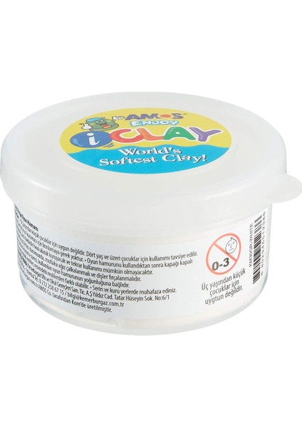 I-Clay Proje Hamuru Beyaz 30 gr