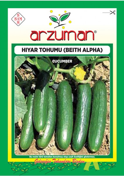 Beith Alpha Salatalık Tohumu 10 gr Ort 300 Ad Tohum