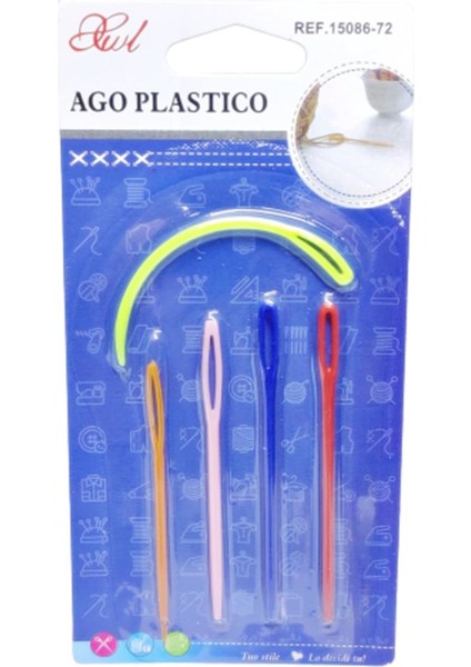 Yün Iğnesi 5 Adetli Set Plastik