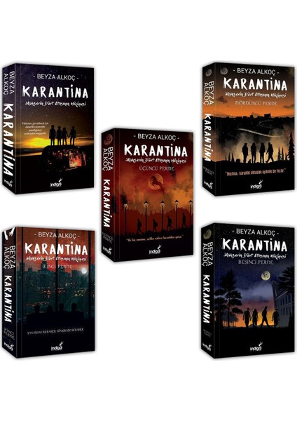 Karantina:Birinci Perde-İkinci Perde - Üçüncü Perde - Dördüncü Perde - Beşinci Perde - Beyza Alkoç