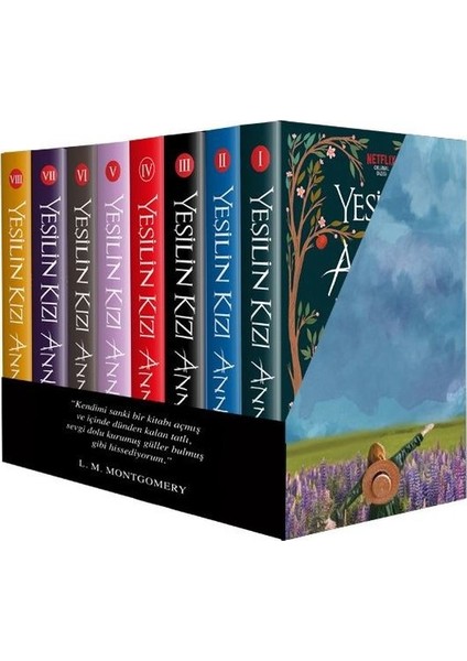 Yeşilin Kızı Anne Kutulu Set - 8 Kitap Takım - Lucy Maud Montgomery