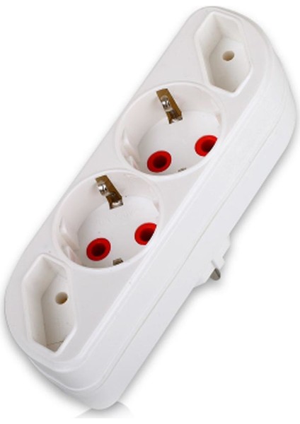 Grup Priz Dörtlü Fişli Fetih 102-04 Y