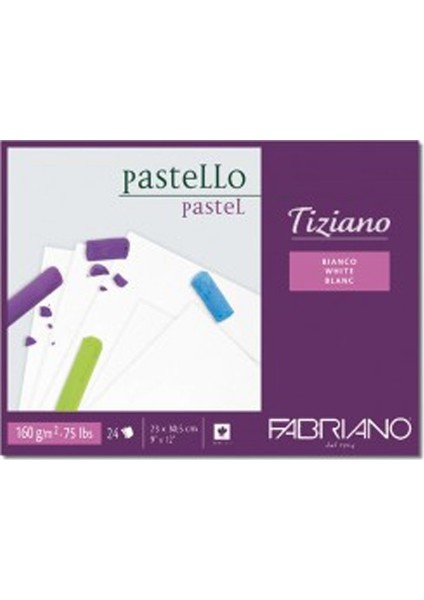 : Tziano : Pastel Boya ve Çizim Defteri : 30,5 cm x 41 cm : 160 gr : 30 Beyaz Yaprak