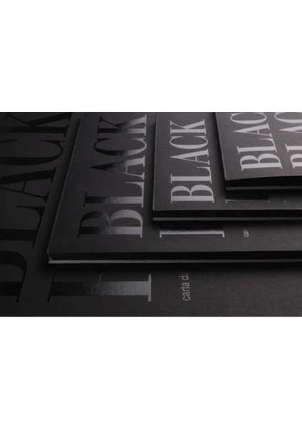 : Black Black : Siyah Çizim Defteri : 300 gr : 20 cm x 20 cm : 20 Yaprak fiyatları