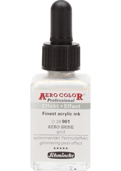 Aero Color Akrilik Mürekkep 28 ml 901 Aero Shine Gold