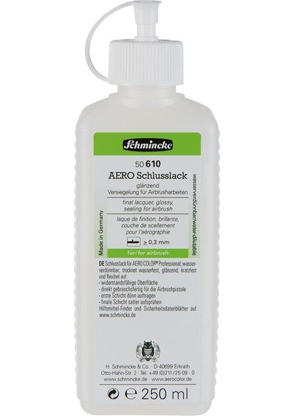 Aerocolor Final Lacquer Airbrush Için Parlak Son Kat Vernik 250 ml