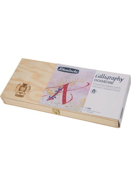 Calligraphy Artist Guaj Boya Seti 12 x 20 ml Ahşap Kutu