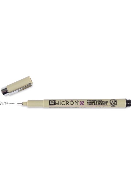 Pigma Micron Çizim Kalemi 02 Siyah 0,3 mm