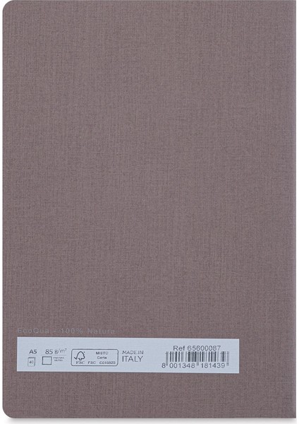 : Ecoqua : Yazım & Çizim Defteri : A5 : 85 gr : 38 Yaprak : Gri