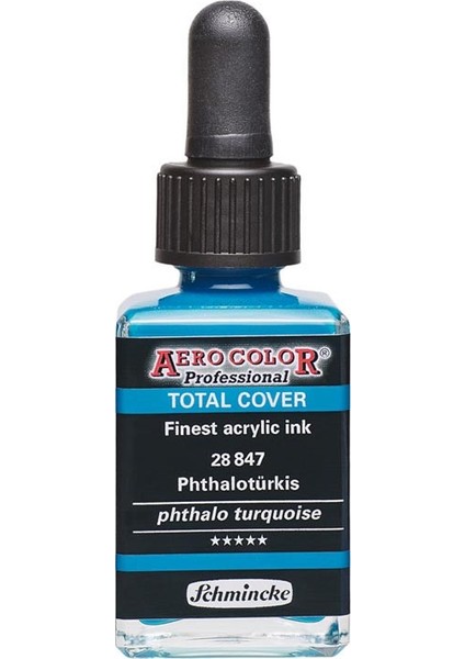 Aero Color Akrilik Mürekkep 28 ml 847 Phthalo Turkuaz
