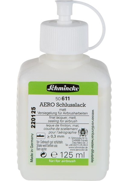 Aerocolor Final Lacquer Airbrush Için Mat Son Kat Vernik 125 ml