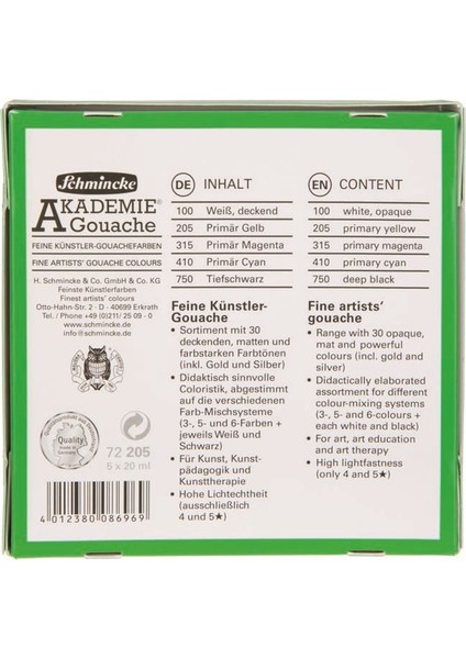 Akademie Guaj Boya Seti 5 x 20 ml
