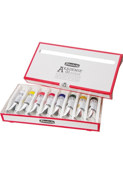 Akademie Yağlı Boya Seti 8 Renk x 20 ml Karton Kutu