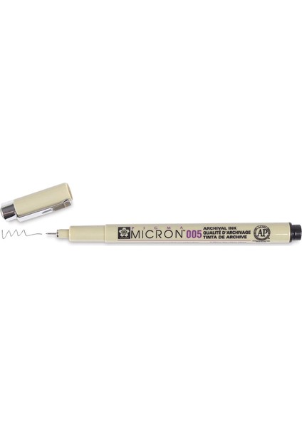 Pigma Micron Çizim Kalemi 005 Siyah 0,2 mm