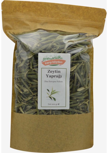 Zeytin Yaprağı Olea Europaea Folium - (200 gr - Kilitli Doypack)
