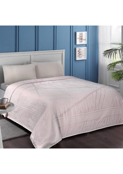 Beverly Jakar Tek Kişilik Pike Takımı Pembe