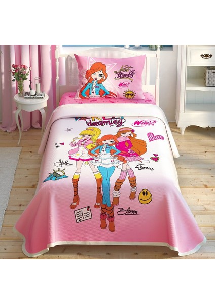 Lisanslı Winx Dream Tek Kişilik Pike Takımı