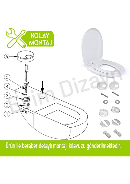 Aqua Bagno Junıor - Çocuk Adaptörlü - Yavaş Kapanan Klozet Kapağı