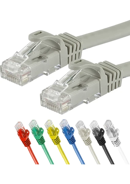 CAT7 Ethernet (Network, LAN) Kablosu, Gri, 50 cm