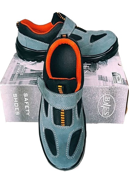 Süet Gri 1453 S1 Iş Ayakkabısı