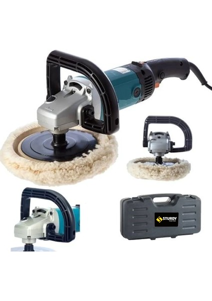 1200 Watt Devir Ayarlı Çantalı Pasta Cila Makinası Polisaj Makinası