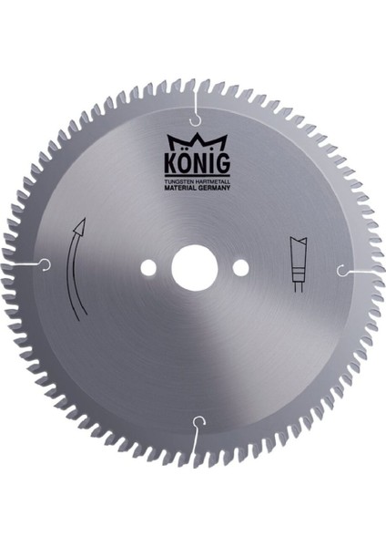 König 400X4,0X30 Z 96 Diş Elmas Uçlu Doğrama ve Gönyeleme Testeresi