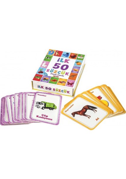 Diy Toy Diy-Toy Flash Cards Ilk 50 Sözcük modelleri