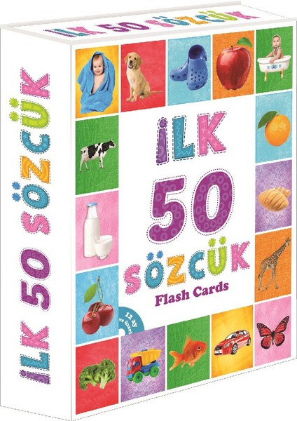 Diy Toy Diy-Toy Flash Cards Ilk 50 Sözcük indirimleri