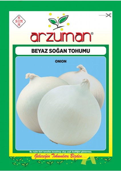 Beyaz Soğan Tohumu 5 gr Ort 1250 Ad Tohum