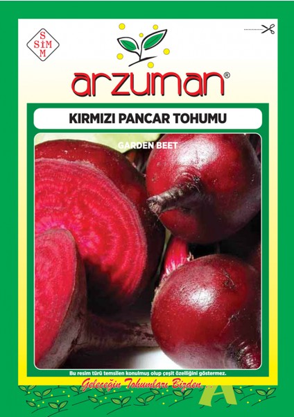 Kırmızı Pancar Tohumu 10 gr Ort 600 Ad Tohum