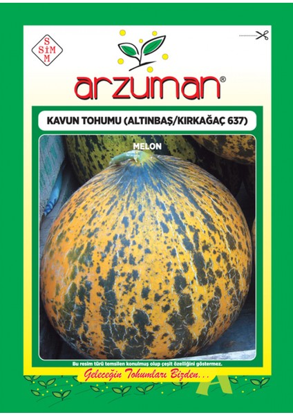 Karahasanoğlu Tarım Kırkağaç 637 (Altınbaş) Kavun Tohumu 10 gr Ort 200 Ad Tohum